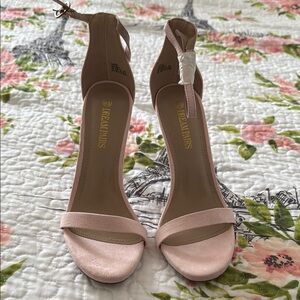 Dream Pairs Pink Stiletto Heels Elegant Sandals